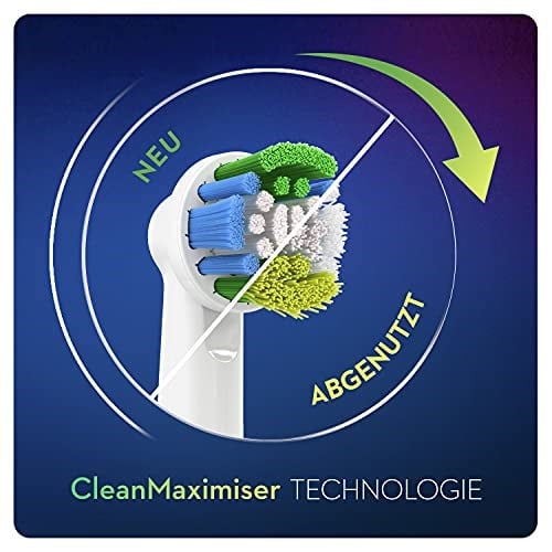 Oral-B Precision Clean elektrikli diş fırçası başlığı, optimum diş bakımı için CleanMaximiser kıllı, 8 adet (tekli paket)