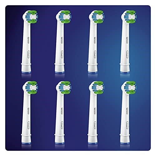 Oral-B Precision Clean elektrikli diş fırçası için fırça başlığı, 8 adet, optimum diş bakımı için CleanMaximiser kıllı, Oral-B diş fırçaları için diş fırçası başlığı