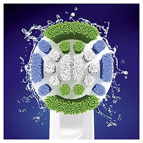 Oral-B Precision Clean elektrikli diş fırçası için fırça başlığı, 8 adet, optimum diş bakımı için CleanMaximiser kıllı, Oral-B diş fırçaları için diş fırçası başlığı