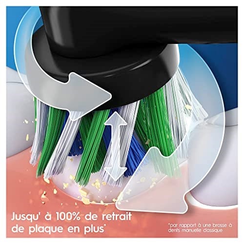 Oral-B Pro 790 elektrikli diş fırçası, derinlemesine temizlik için, 2 adet diş fırçası, siyah
