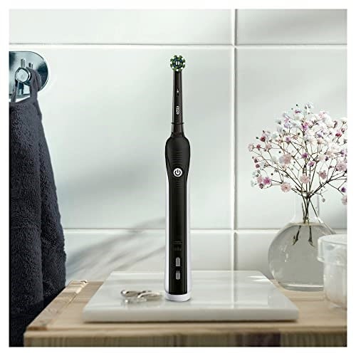 Oral-B Pro 790 elektrikli diş fırçası, derinlemesine temizlik için, 2 adet diş fırçası, siyah