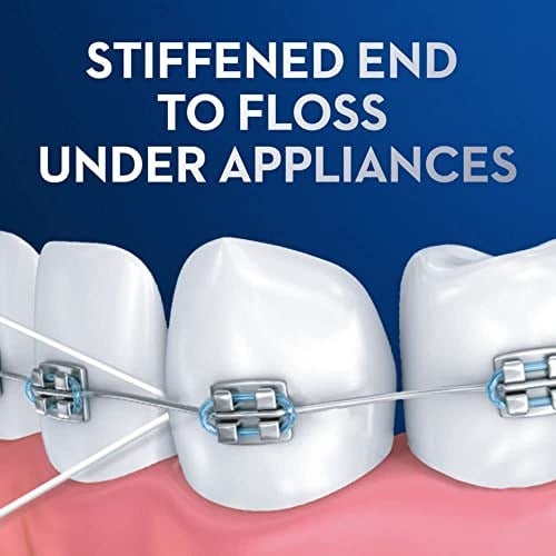 Oral-B Super Floss Önceden Kesilmiş Teller Diş İpi, Nane, 50 Adet