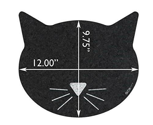 ORE Pet Kedi yüzlü geri dönüştürülmüş kauçuktan servis altlığı