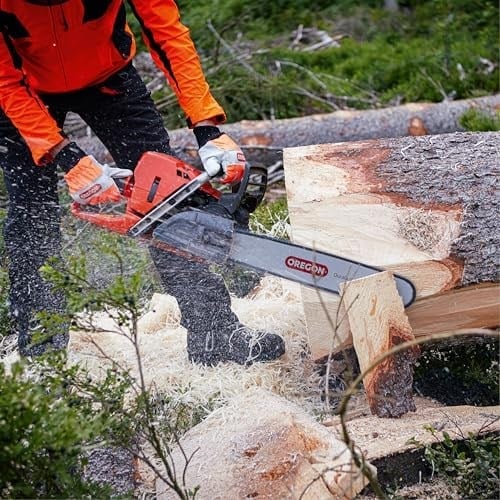 Oregon S62 AdvanceCut Motorlu Testere Zinciri 45,7 cm Bar -62 Tahrik Bağlantıları için - düşük geri tepmeli zincir Husqvarna, Echo, Poulan, Craftsman, Echo ve daha fazlasına uyar