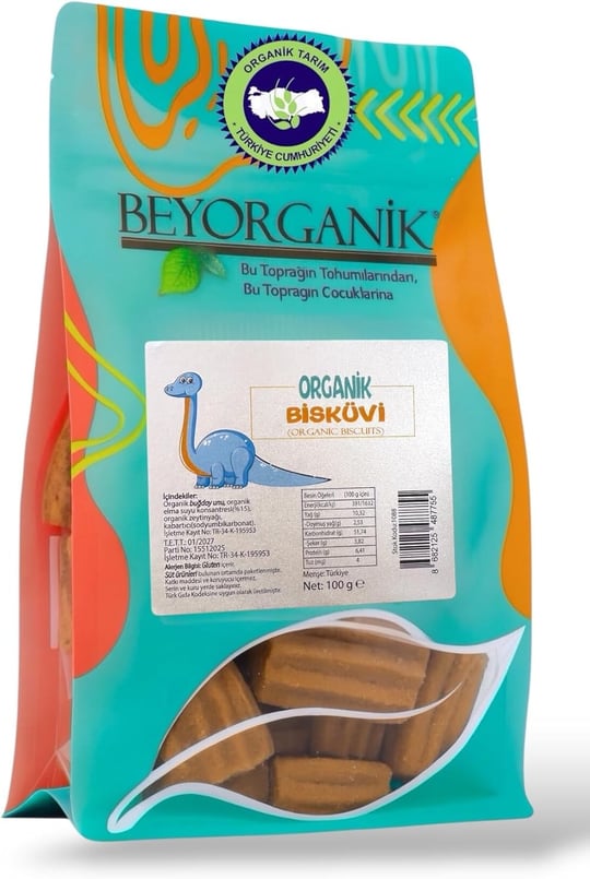Organik Bebe Bisküvisi 100gr