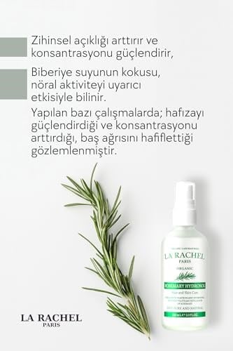 Organik Biberiye Suyu –%100 Saf ve Doğal – Saç Dökülmesine Karşı, Saç Uzamasını Destekler, Saç Derisini Canlandırır