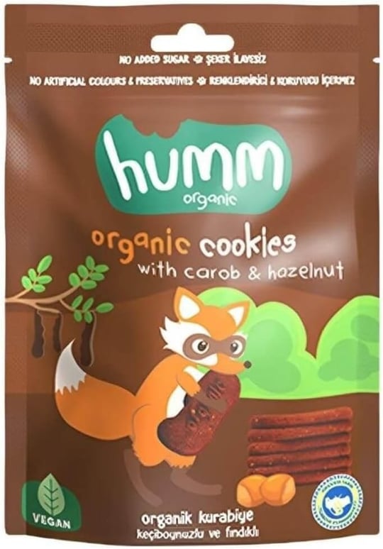 Organik Keçiboynuzlu Fındıklı Kurabiye 55 gr