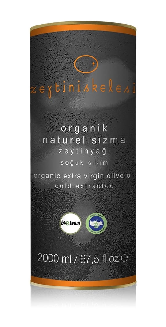 Organik Natürel Sızma Zeytinyağı 2000 ml Teneke