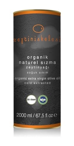 Organik Natürel Sızma Zeytinyağı 2000 ml Teneke