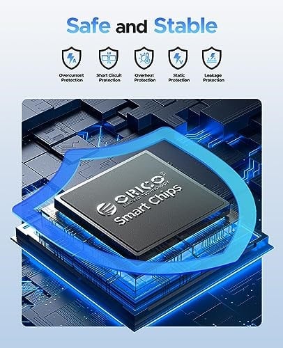 ORICO USB3.0 2.5 inç Hdd 6TB Ssd Harici Slim Harddisk Kutusu, , Siyah