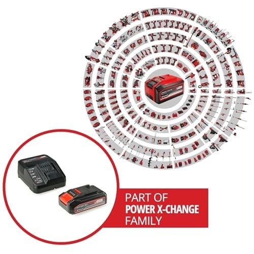 Orijinal Einhell 18 V 2.5 Ah PXC Başlangıç Kiti (Akü ve Şarj Cihazı, 18 V, maks. güç 720 W, tüm PXC cihazları için, akü yönetim sistemi, 3lü LED gösterge) - 4512097