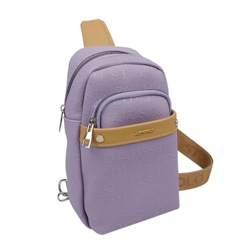Orijinal Just&Polo Body Bag Çanta Dört Gözlü Kullanışlı Örgü Kemer Askılı Sag & Sol Yön Çevrilebilir Özellikli