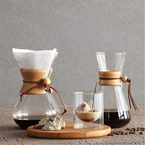 Orret Home 600 ml Termisil Borosilikat Cam Demleme Karafı – Kahve ve Bitki Çayı Demleme Sürahisi, Isıya Dayanıklı Cup Coffee Pot, Şeffaf Manuel Demleme Kabı-Demleme Sürahisi