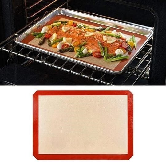 Orret Home Silikon Pişirme Matı, Yıkanabilir Yanmaz Pastacılık Fırın Matı - Isıya Dayanıklı, Çok Renkli, 30 x 40 cm