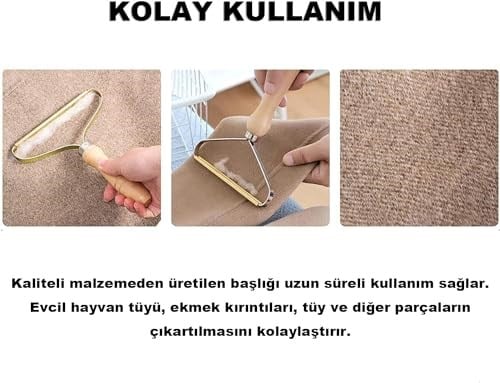 Orret Home Tiftik Toplayıcı Tüy Giderici Taşınabilir Evcil Hayvan Tüy Toplayıcı Halı Kilim Perde Kıyafet Tüy Toplayıcı Aleti Giysi Tüy Tıraş Aracı Tiftik Toplayıcı
