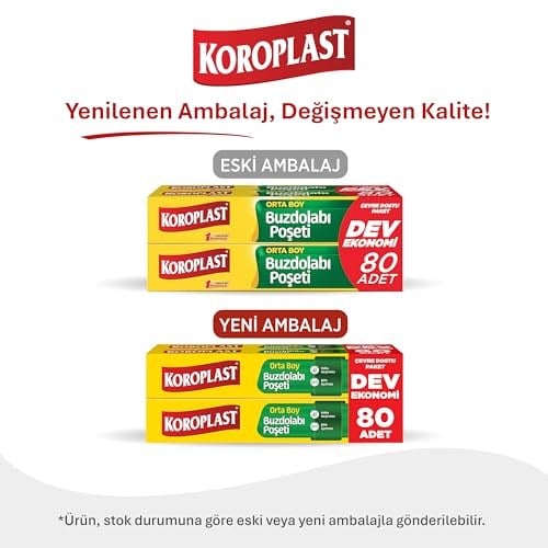 Orta Boy Buzdolabı Poşeti Dev Ekonomi 80’li, Yeni Ekonomik Buzdolabı Poşeti Orta Boy 24x35 cm, BPA İçermez, Sızdırmaz Saklama Torbası, Meyve, Sebze, Yemek, Et, Tavuk, Gıda Saklama Torbası