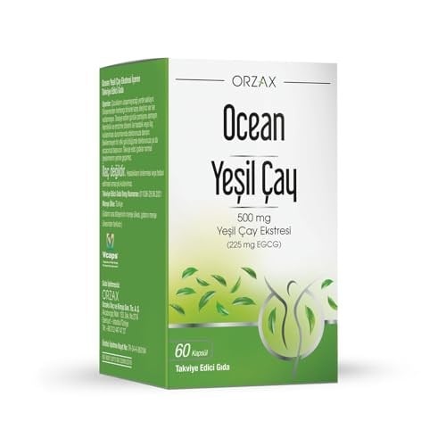 Orzax Ocean Green Tea 500 Mg 60 Kapsül
