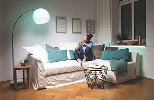 OSRAM STAR+ RGBW LED lamba E27 tabanlı, RGB renkleri uzaktan kumanda ile değiştirilebilir, 9 W, klasik ampul şekli, 60 W ampul için yedek, mat, LED retrofit RGBW lambalar uzaktan kumandalı, tek paket
