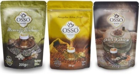 Osso 3 Lü Paket (Dibek Osmanlı Menenğiç) Kahve 3X200 Gr
