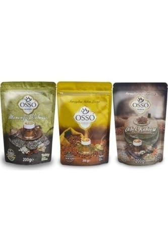 Osso 3 Lü Paket (Dibek Osmanlı Menenğiç) Kahve 3X200 Gr