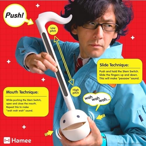 Otamatone Deluxe Elektronik Müzik Enstrümanı (Kırmızı)