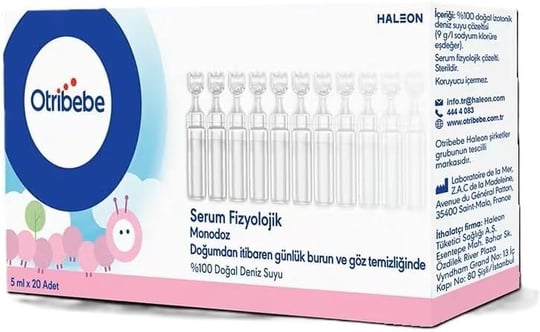 Otribebe Monodoz 5 ml 20li Flakon İzotonik Deniz Suyu