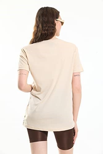 Oversize Fit Pamuklu Kısa Kollu Basic Uniseks Kadın Erkek Tişört