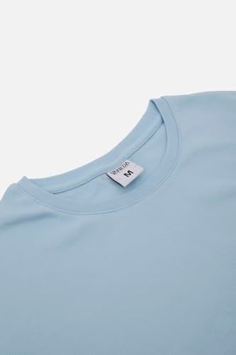 OVERSIZED FIT VANEDA LOGO BASIC TSHIRT MAVI