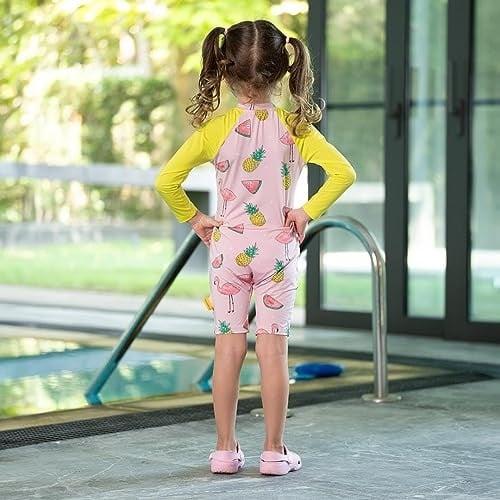 Owli SunSafe UV Korumalı Swimsuit Mayo Flamingo