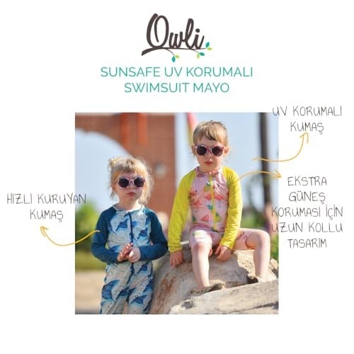 Owli SunSafe UV Korumalı Swimsuit Mayo Manta Ray