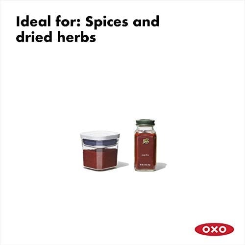 OXO Good Grips 4 parçalı mini POP konteyner seti, şeffaf