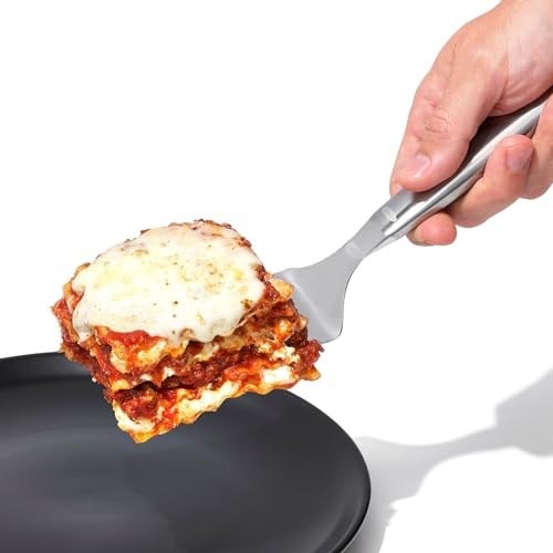 OXO - Good Grips Çelik lazanya kaldırıcı, paslanmaz çelik - Seçenekler: Lazanya, Slotted Spoon