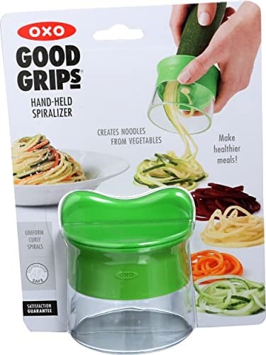OXO - Good Grips El Spiral Kesici, Yeşil - Seçenekler: El tipi Spiral Doğrayıcı, El tipi Mandolinler...