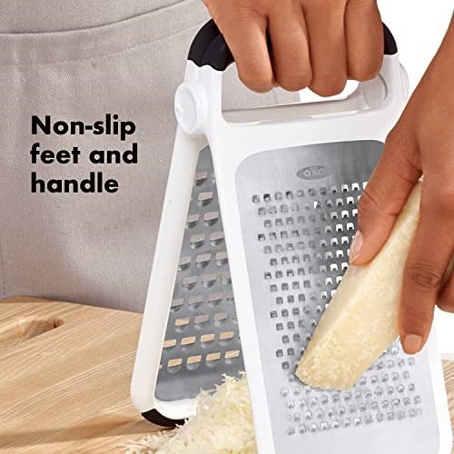 OXO Good Grips İşlenmiş Paslanmaz Çelik Çift Taraflı Rende, Peynir ve Daha Fazlası İçin - Seçenekler: İki Taraflı Rende, El Rendesi, Oyuklu El Rendesi...