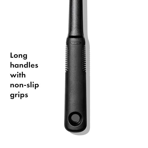 OXO - Good Grips Nylonloeffel kesik, naylon, siyah