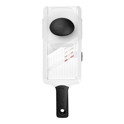 OXO - Good Grips Paslanmaz Çelik Bıçaklı Sebze Dilimleyicisi/El Dilimleyicisi, Beyaz