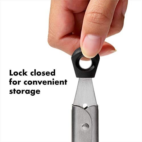 OXO - Good Grips Paslanmaz Çelik Mini Maşa 18 cm Zeytin ve Daha Fazlası İçin