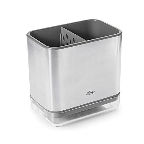 OXO - Good Grips Pratik Paslanmaz Çelik Bulaşık Yıkama Gereçleri Tutucusu - 9,7 x 14,5 x 14 cm