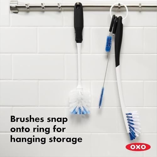 OXO Good Grips su şişeleri için bulaşık fırçası/temizleme fırçası seti 1329080