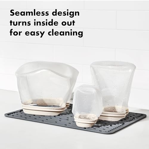 OXO Silikon Saklama Torbası 1.8L - Seçenekler: 1.8 L, 335 ML, 946 ML