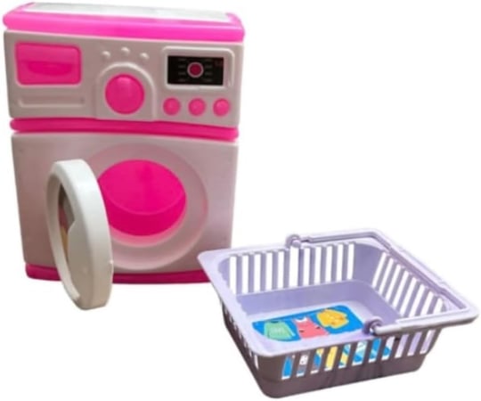 Oyuncak Çamaşır Makinesi Seti Sepetli Çamaşır Makinesi İlk Çamaşır Makine, brc210730042025