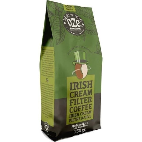 Ozeline Aromalı Filtre Kahve Tanışma Seti – Çekirdek Kahve – 3’lü 250 g – Irish Cream, All Day Blend, Vanilya