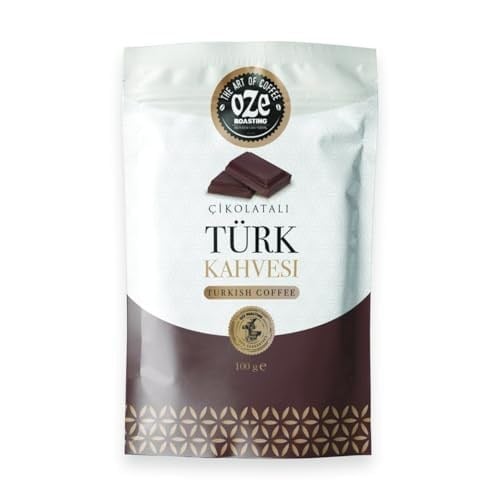 ozeline Oze Kahve Aromalı Türk Kahvesi Seti Karamelli, Fındıklı, Çikolatalı 3lü 100G
