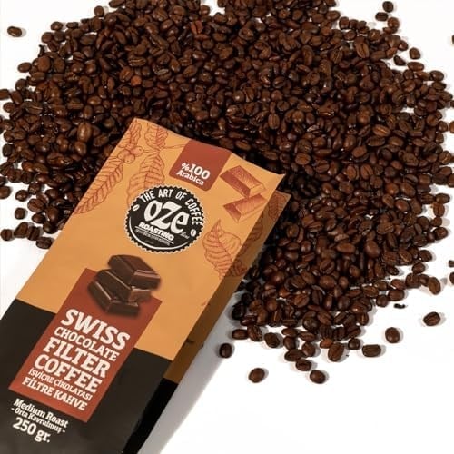 Ozeline Oze Kahve Çikolata Aromalı Filtre Kahve 250G French Press İçin Öğütülmüş