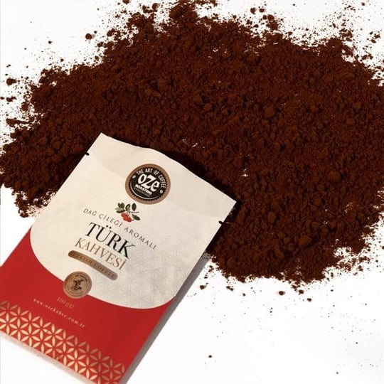Ozeline Oze Kahve Dağ Çileği Aromalı Türk Kahvesi 100G