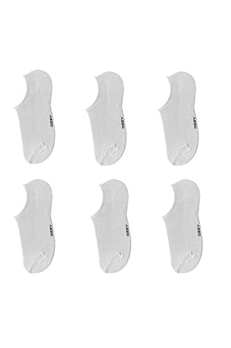 Ozzy Socks 6 Çift Kadın Beyaz Sneaker Çorabı- Görünmez Sneaker Çorap Seti- Bambu Çorap