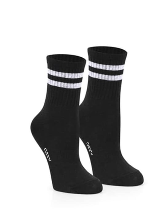 Ozzy Socks 6lı Yumuşak ve Dayanıklı Çizgili Tenis Çorabı - Rahat ve Sıkmayan Tasarım