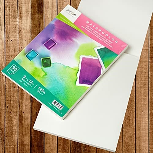 Pagos Suluboya Defteri 300 gr 30 Yaprak Orta Doku Cold Pressed 22,9 cm x 30,5 cm