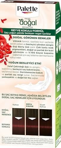 Palette Kalıcı Doğal Renkler 3-68 Kızıl Çikolata Goji Berry Özü & Yulaf Çekirdeği Özlü Saç Boyası