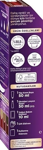 Palette Yoğun Göz Alıcı Renk Saç Boyas 6-88 Yoğun Kızıl